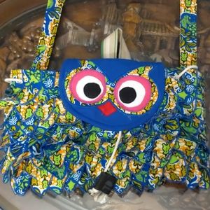 Owl kids backpack diaper bag handmade